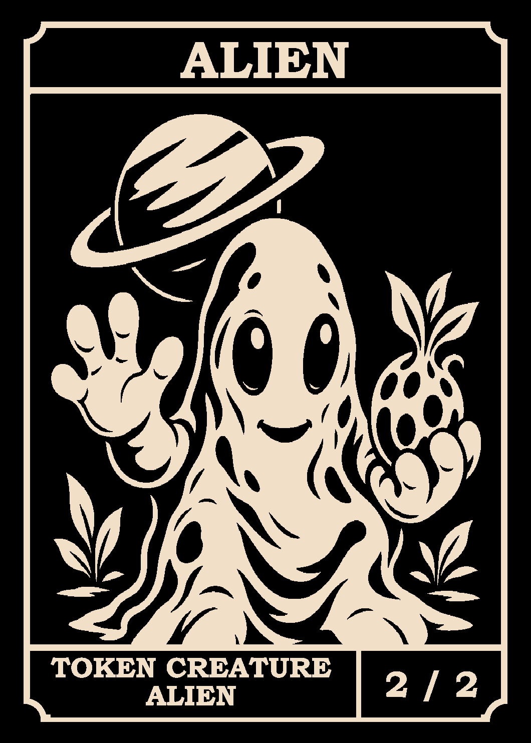 Alien token card (2/2)