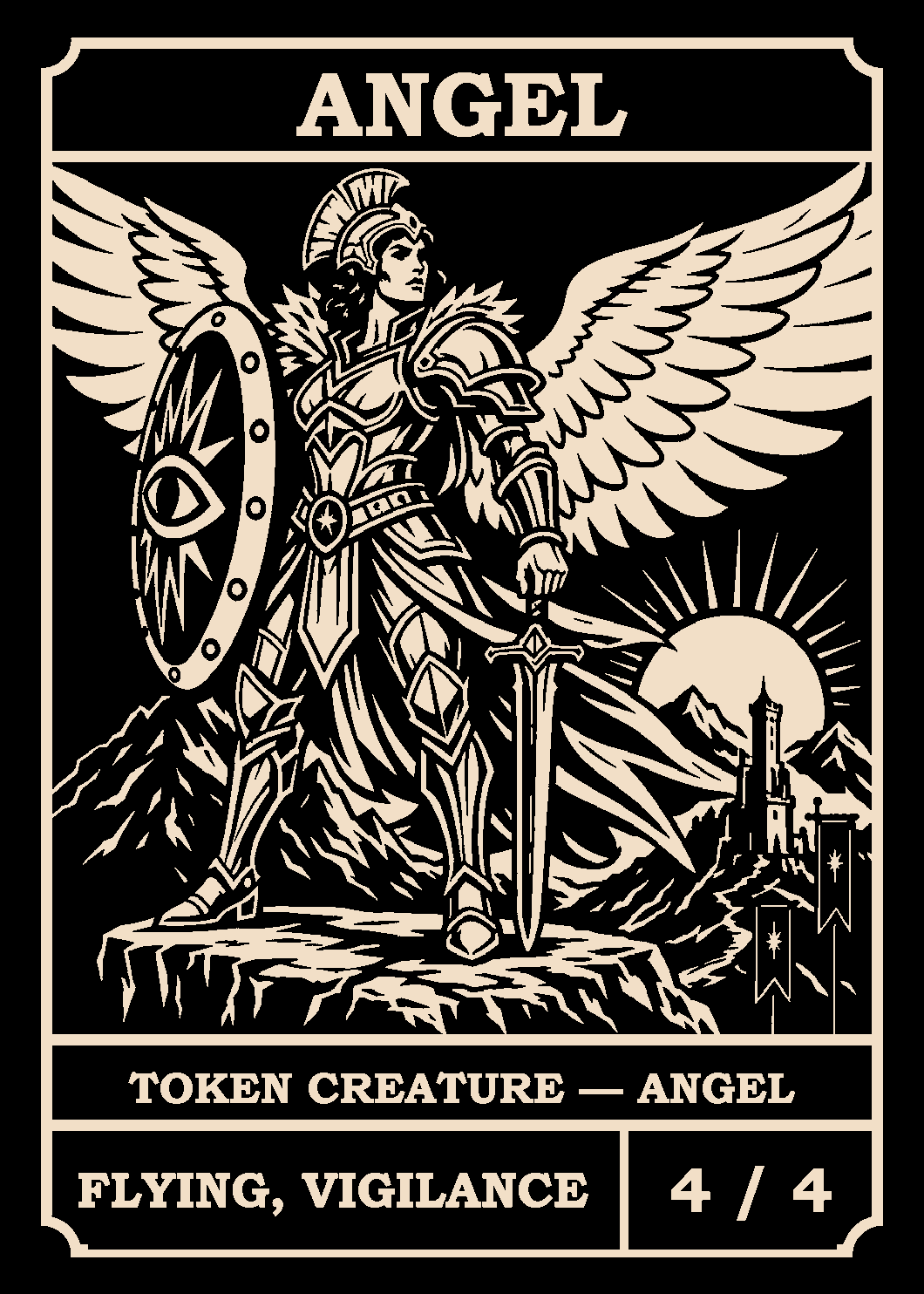 Angel token card (4/4)