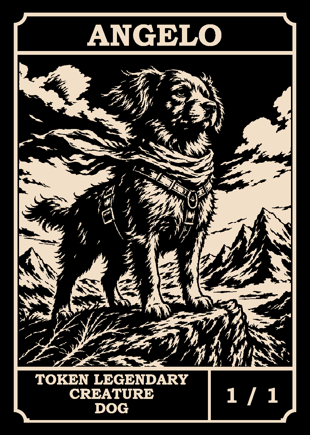 Angelo token card (1/1)