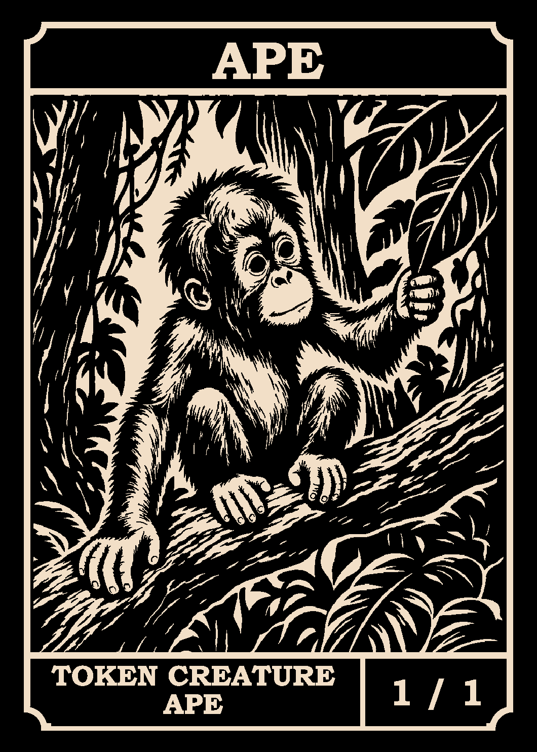 Ape token card (1/1)