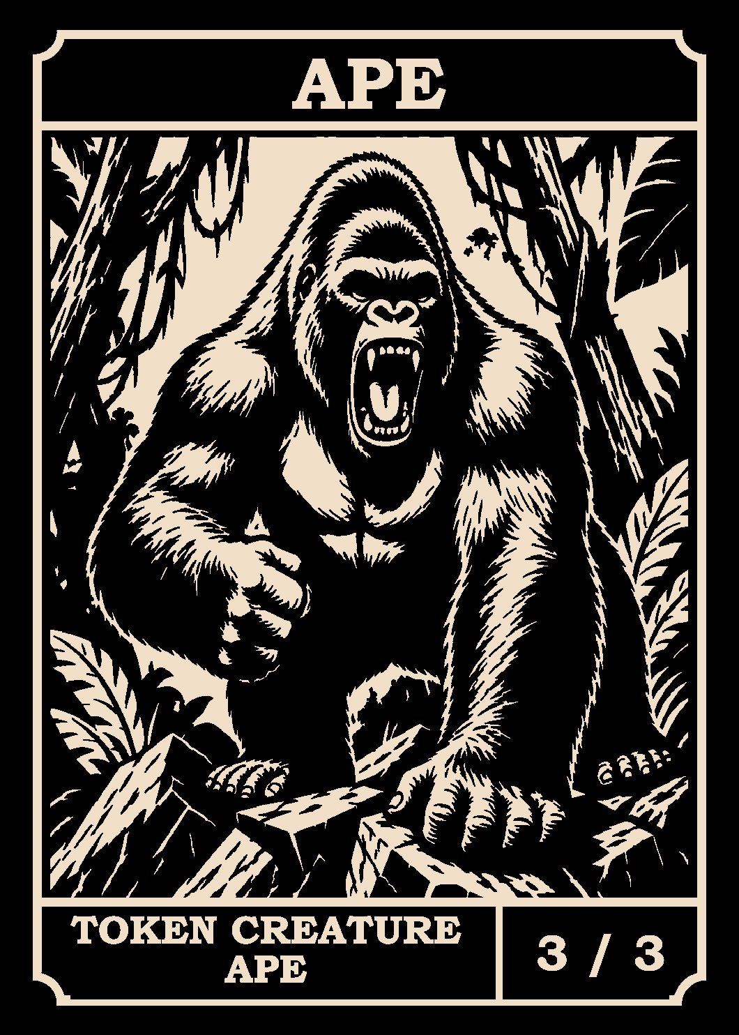 Ape token card (3/3)