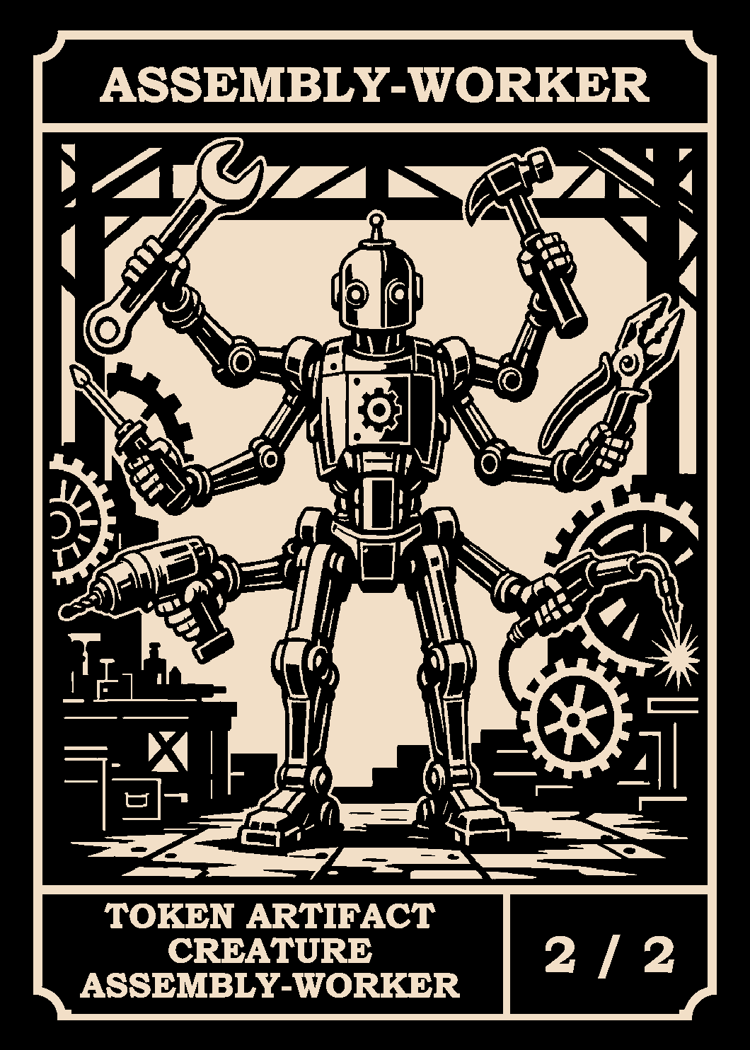 Assembly-Worker token card (2/2)
