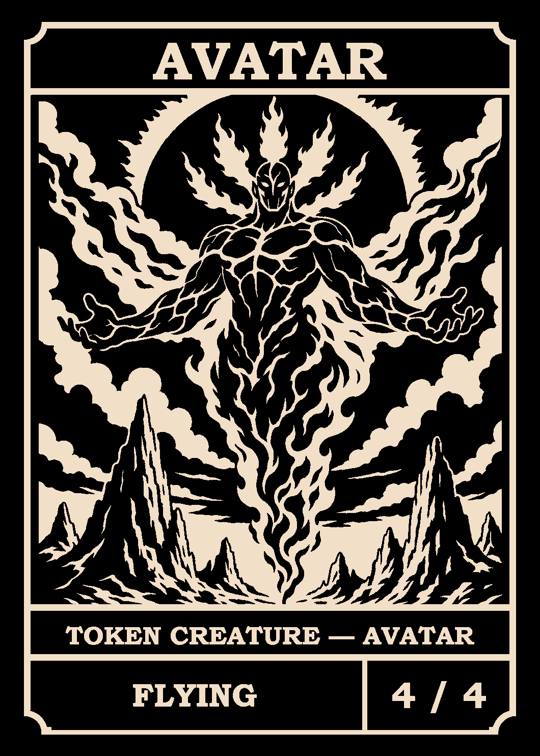 Avatar token card (4/4)