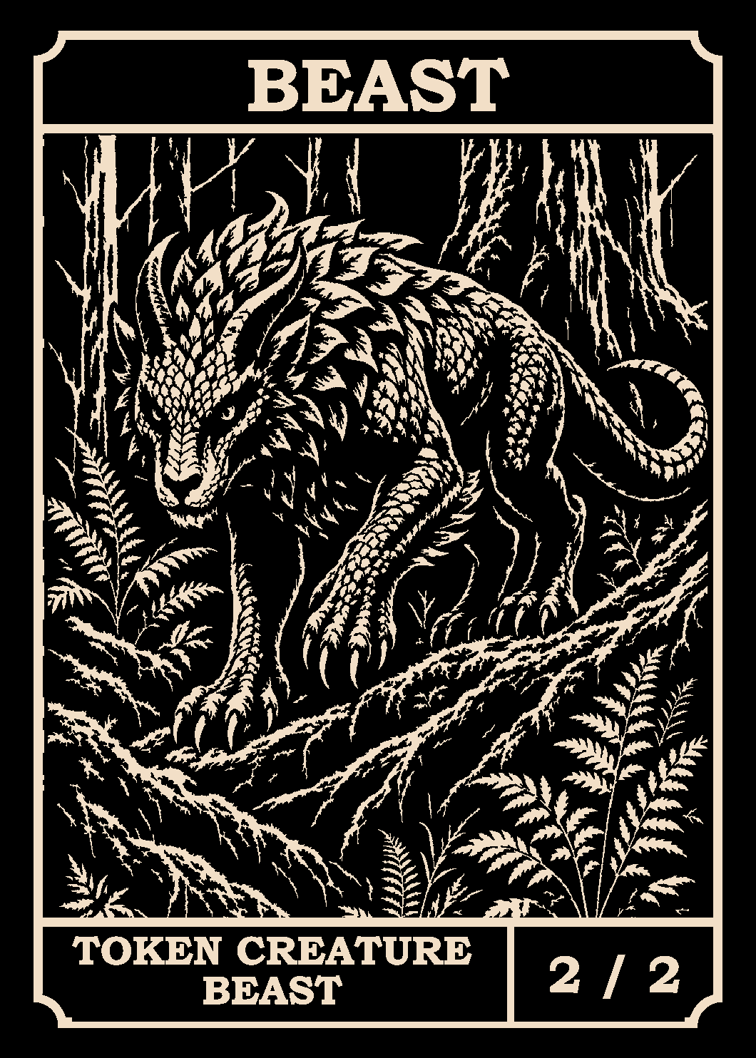 Beast token card (2/2)