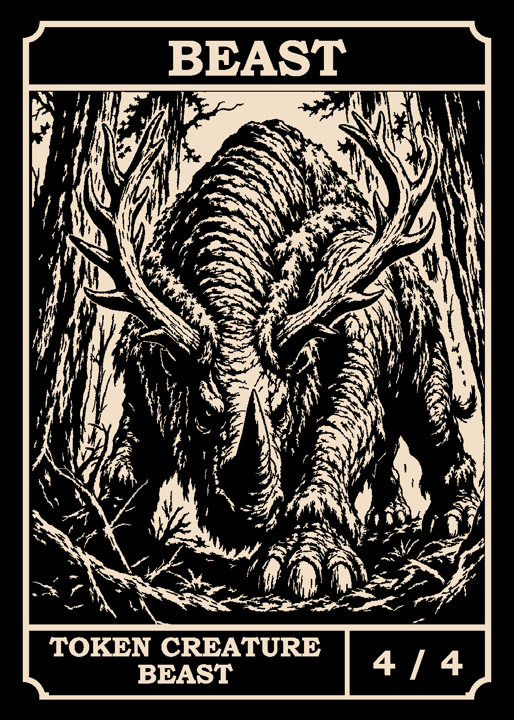 Beast token card (4/4)