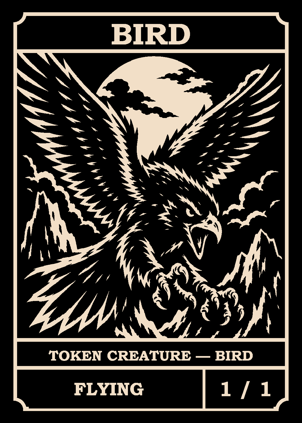 Bird token card (1/1)